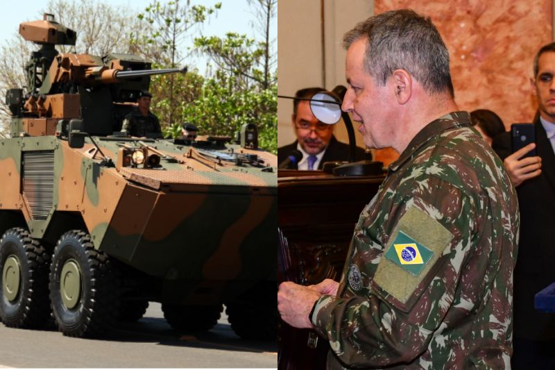 Após Alemanha embargar blindados Guarani, general Tomás visita
