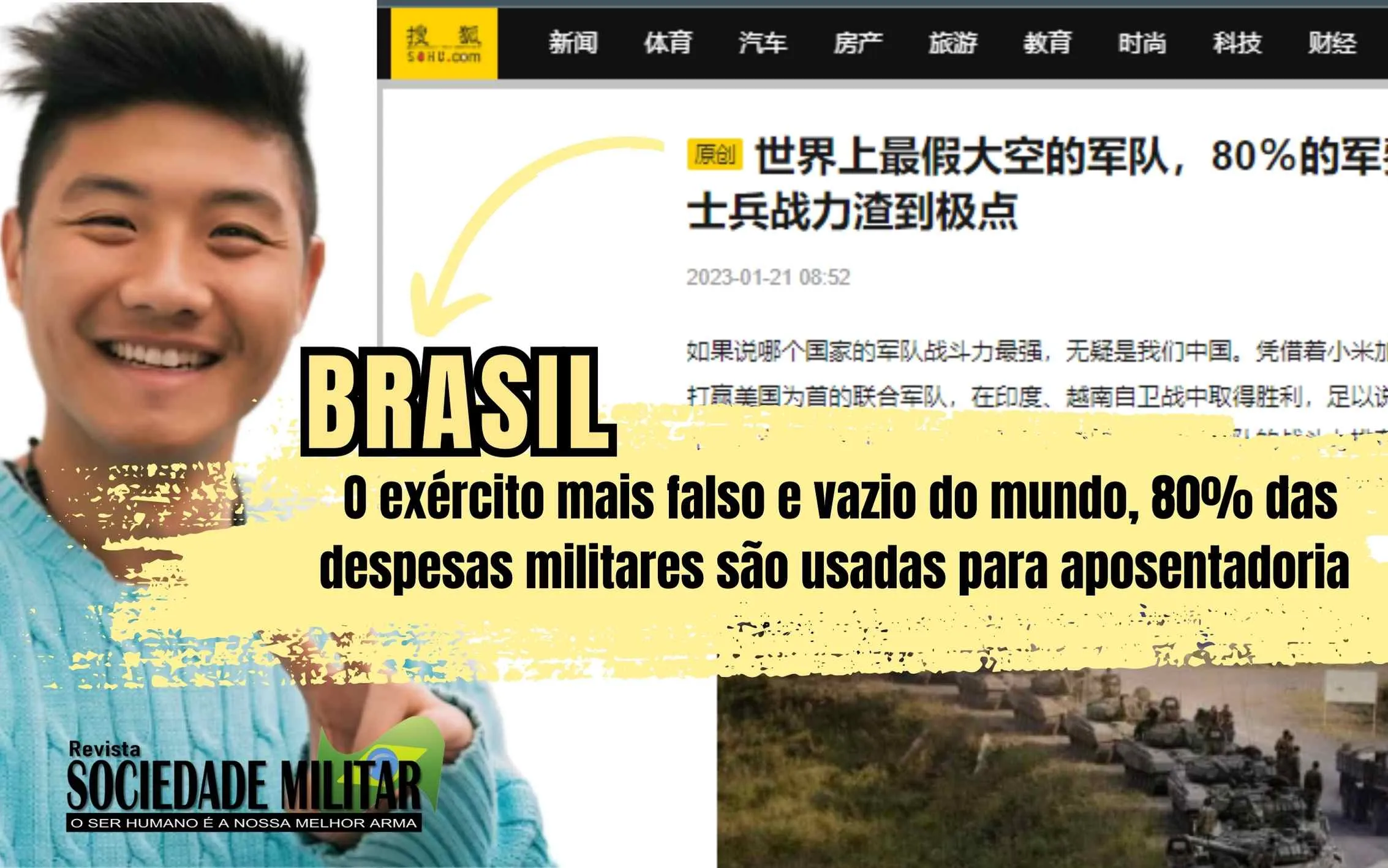 Jornal chinês ataca Exército Brasileiro e diz que é o mais falso e vazio  do mundo” 