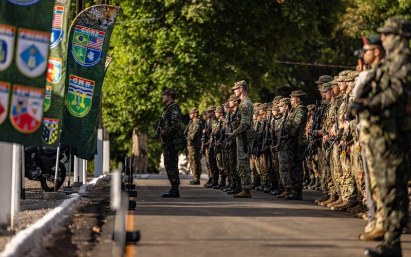 General Guilherme sobre exercício conjunto Brasil-EUA: 