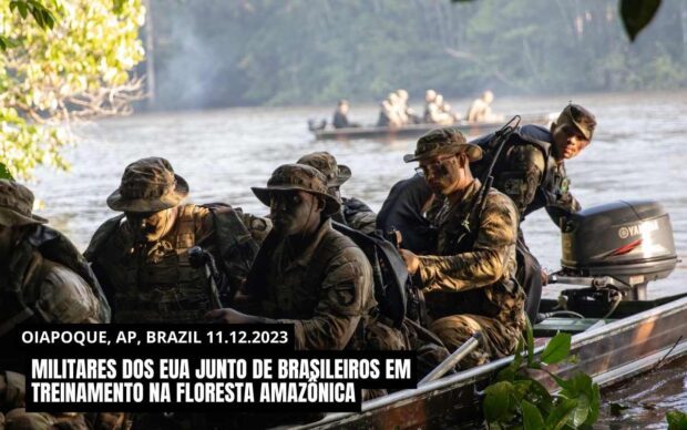 TREINAMENTO EUA E BRASIL MILITARES OIAPOQUE