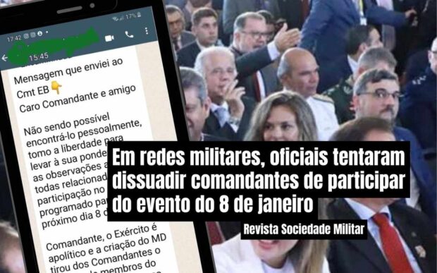 redes militares generais 8 de janeiro 2024 Revista Sociedade Militar