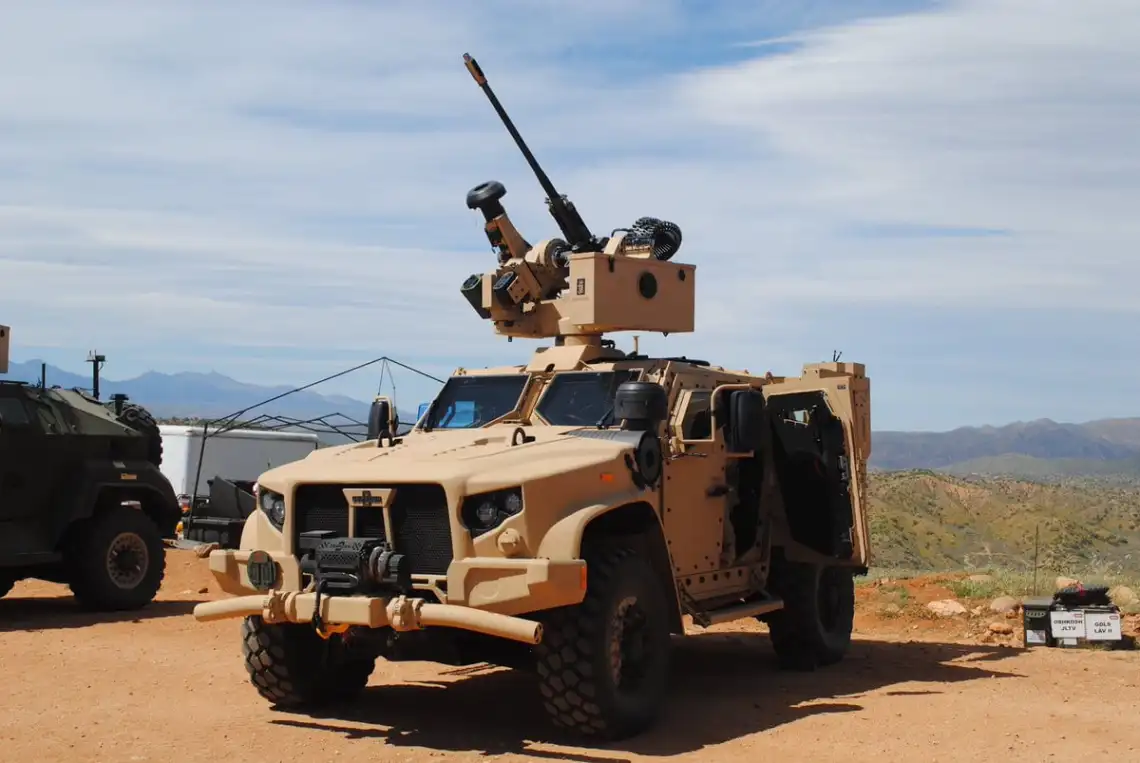 JTLV COM JAVELIN E .50 M2 BMG. Foto: Oshkosh Defense