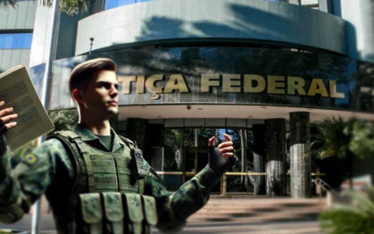 Decisão positiva para soldado na Justiça Federal da União: imagem ilustração por IA