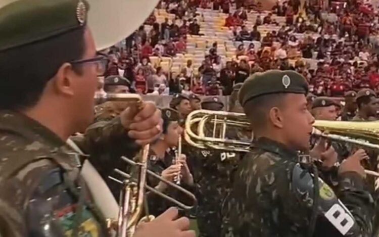 Exército se apresenta no maracamã em Jogo do campeonato brasileiro