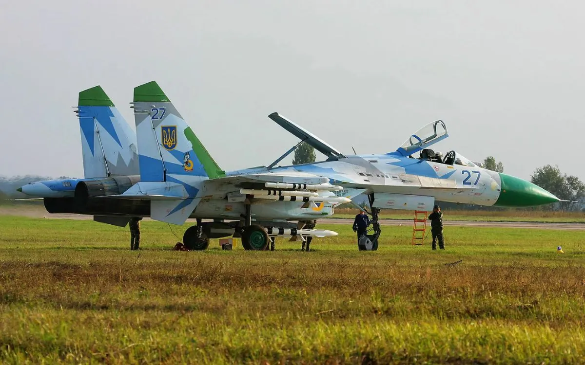 Ucrania vacila e Russia destroi seus preciosos caças su-27
