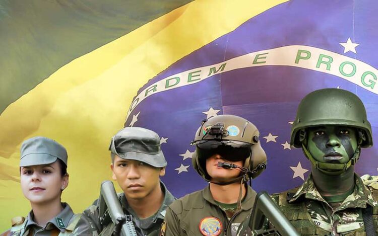 A hierarquia militar é reprodução das classes sociais brasileiras. Imagem promocional do EB