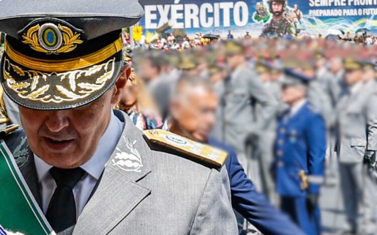 General Tomás Migual Miné no dia do exército 2024 - Imagem Pres.República