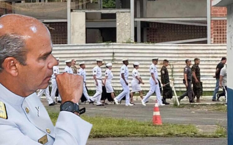 Almirante Olsen testemunha um período de evasão de militares concursados