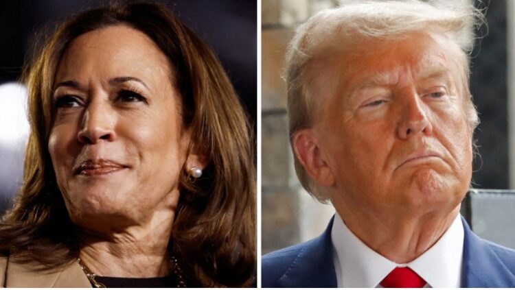 14 dias para a decisão final: quem leva a melhor, Harris ou Trump? - Foto: Reprodução / Internet