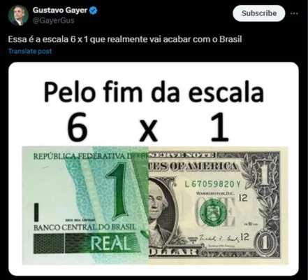 Diversos perfis ironizaram a alta do dólar nesta quinta-feira. 