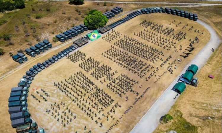 4 mil militares em treinamento: Operação Guararapes fortalece defesa no Nordeste. Foto: Divulgação / Exército Brasileiro